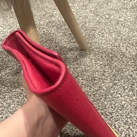 ❤️❤️❤️Last Chance❤️❤️❤️Yves Saint Laurent Bold Red Clutch - Picture 4 of 12